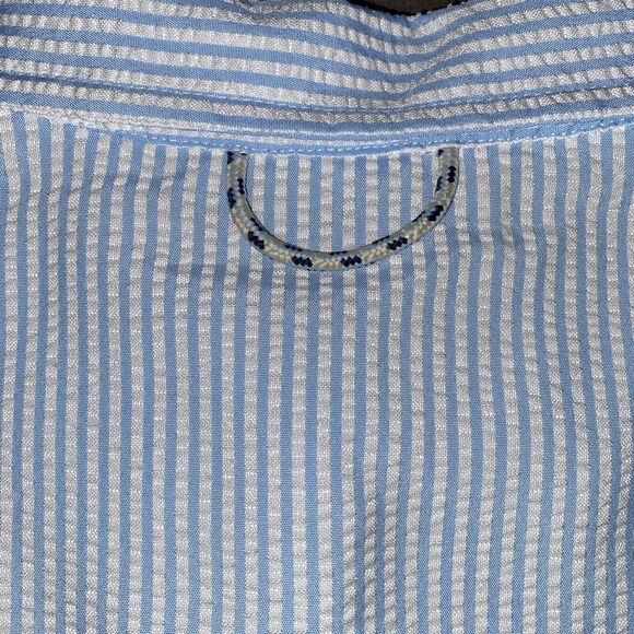 NWT White‎ and Blue  Prodoh Founders Kids Vented Fishing Shirt Size 12 - Picture 8 of 10